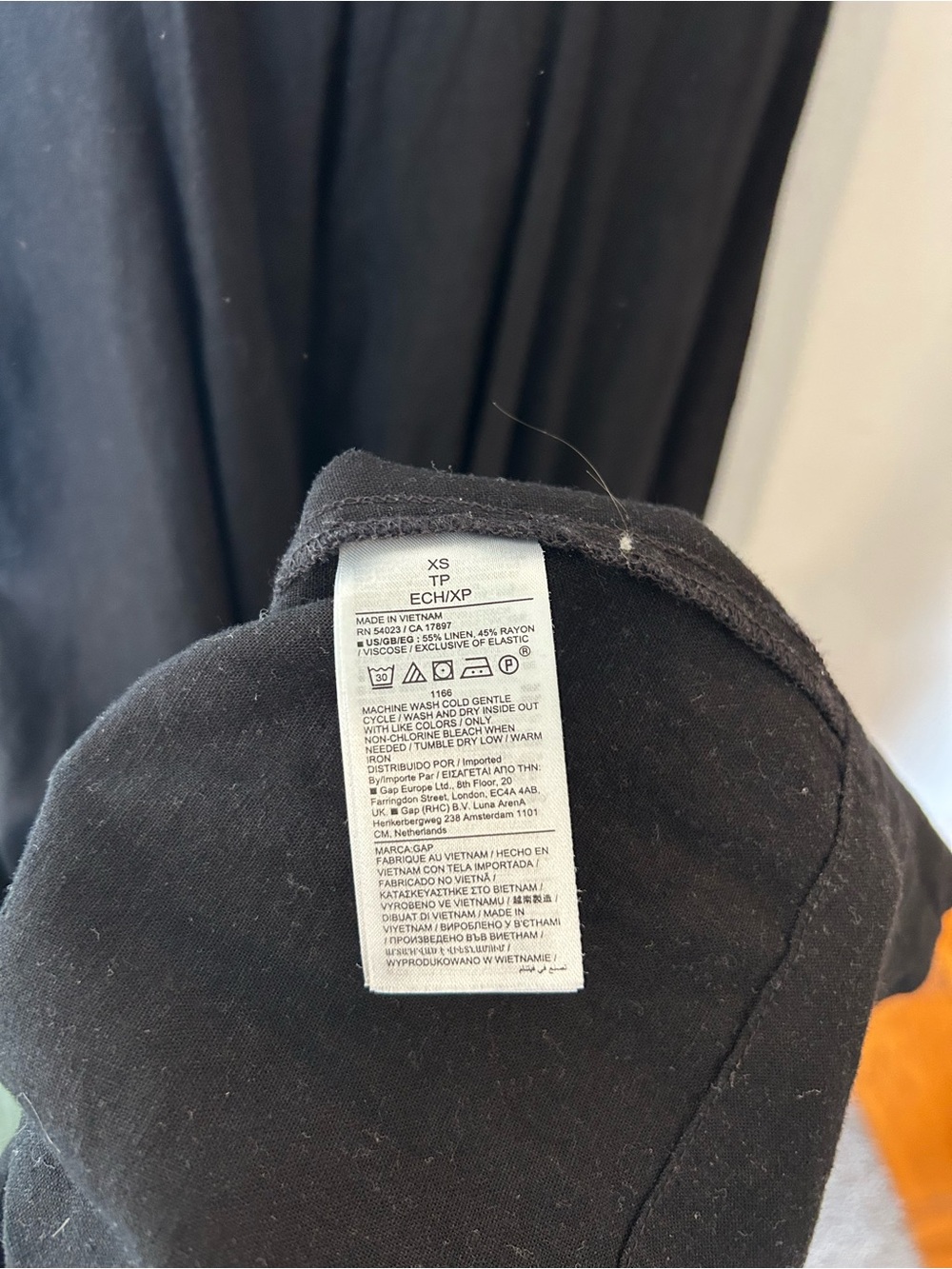 GAP Black Maxi Dress with Square Neck - Picture 4 of 4